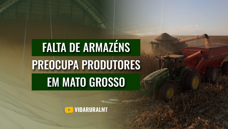 FALTA DE ARMAZÉNS PREOCUPA PRODUTORES EM MATO GROSSO